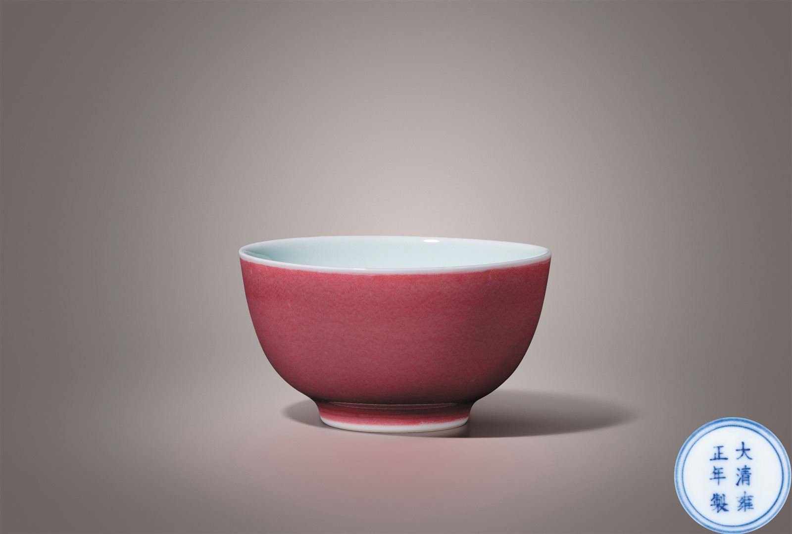 霁红釉小杯
