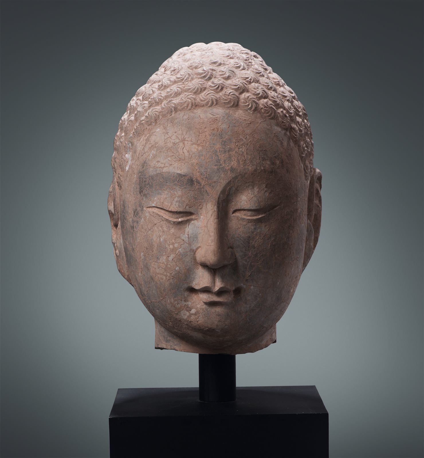 石雕释迦牟尼佛首