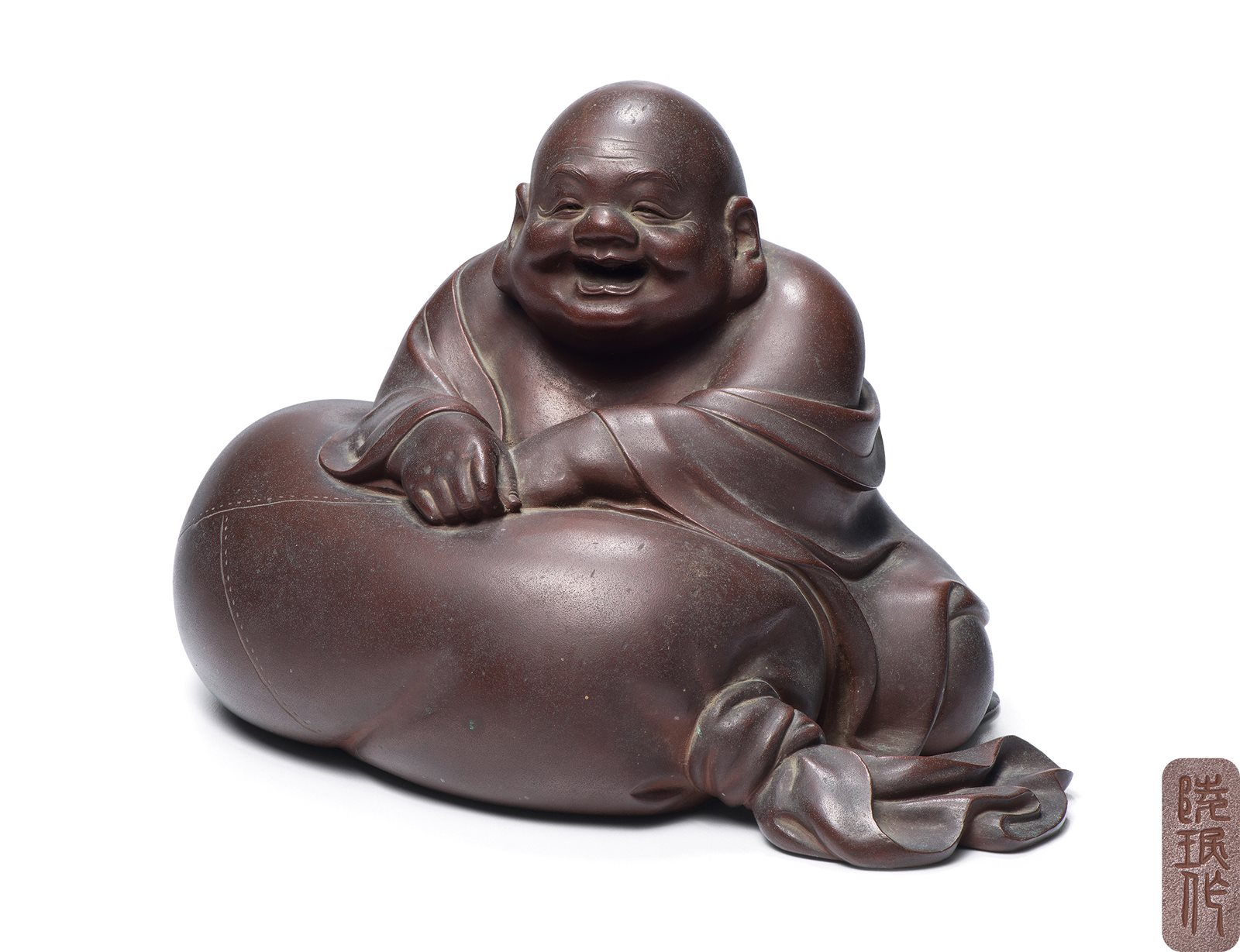 紫砂布袋和尚