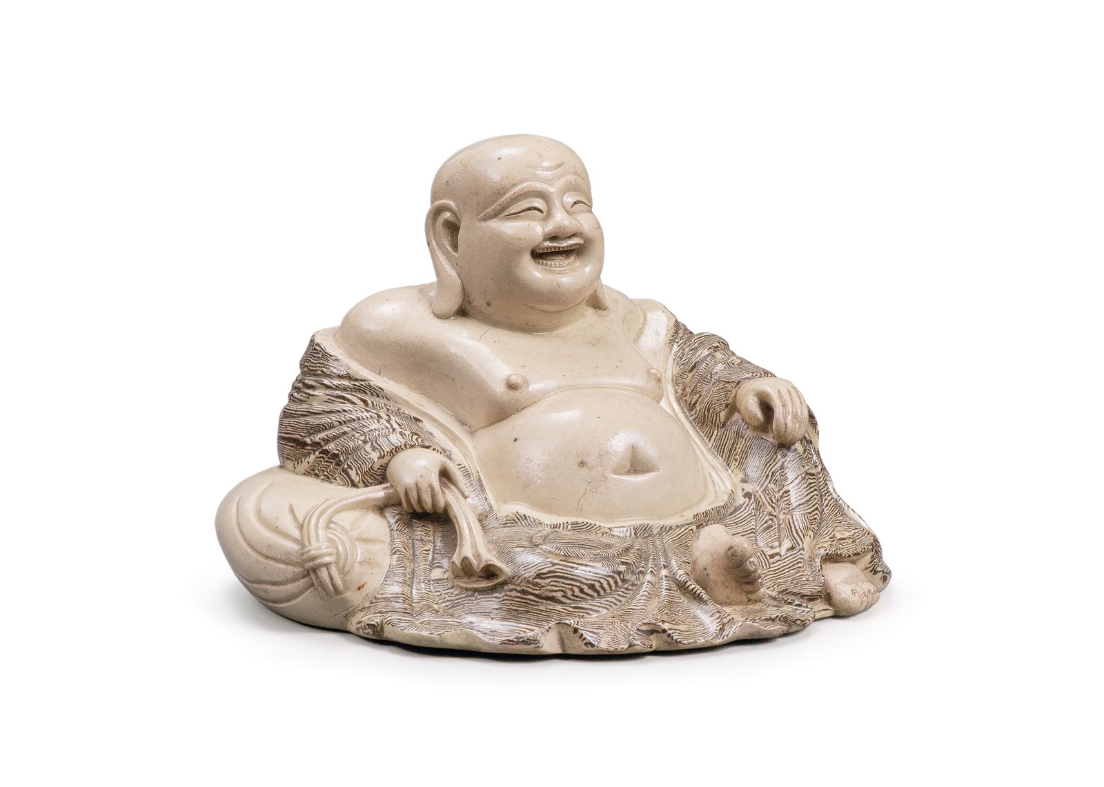 漳州窑绞釉弥勒佛坐像