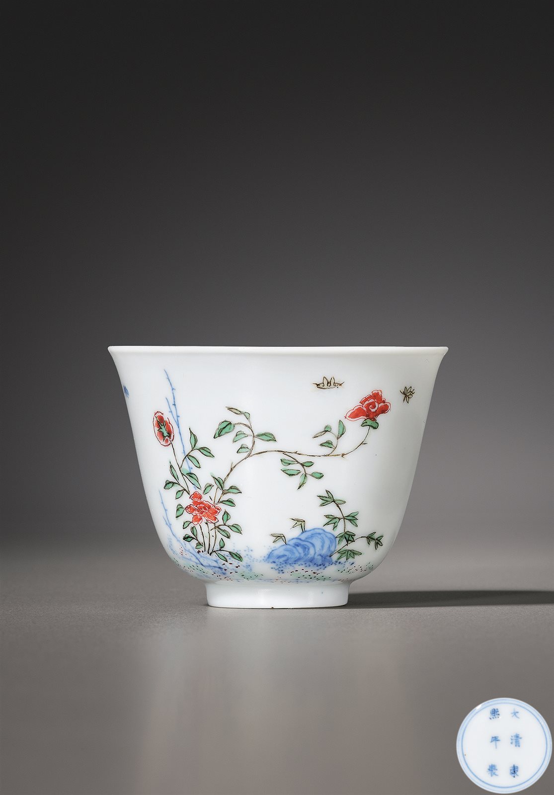 五彩花神杯（月季花）