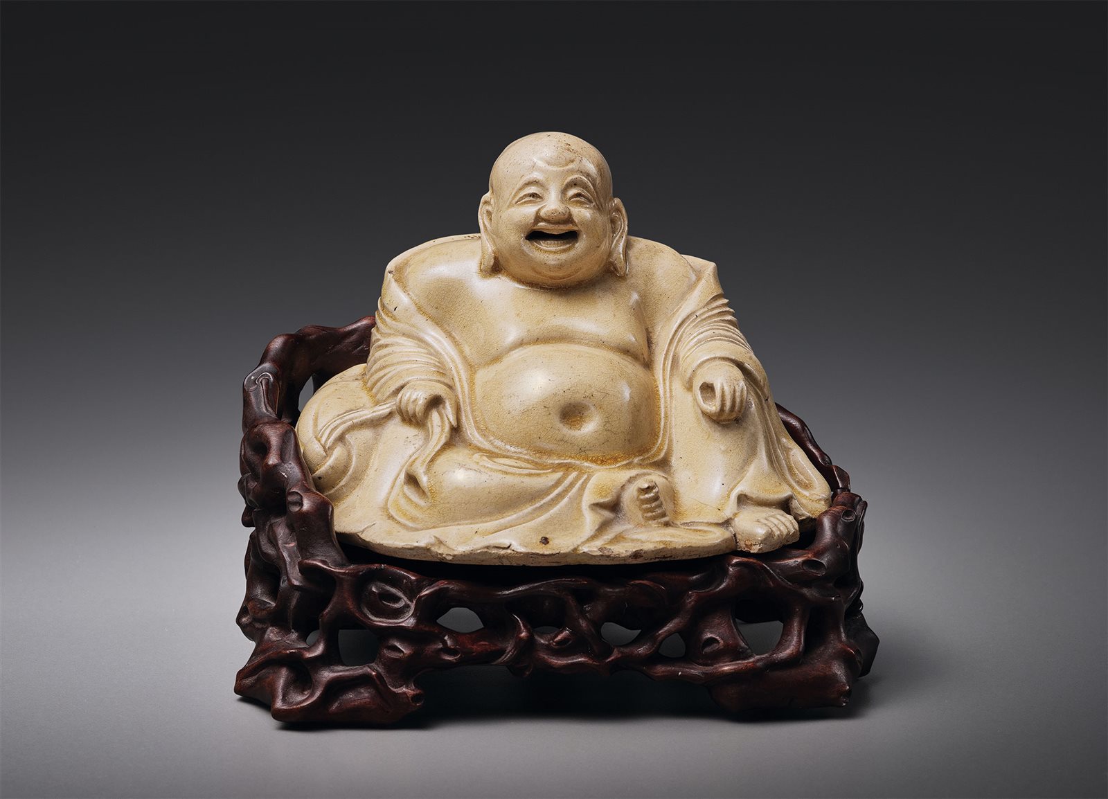 漳州窑弥勒佛坐像