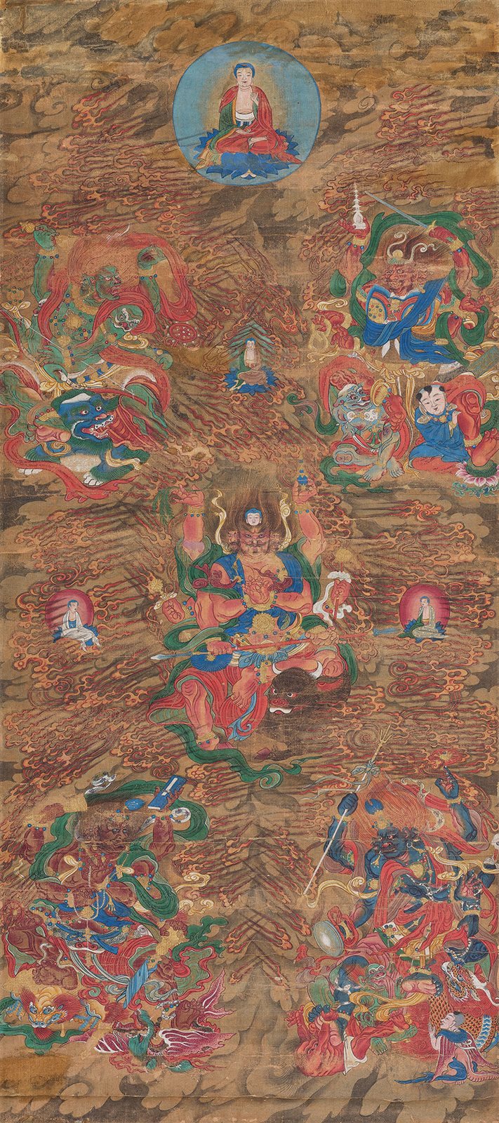 五明王像