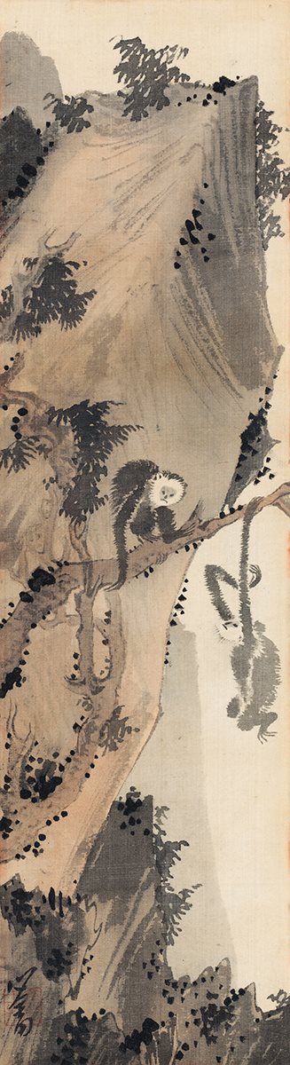 松林猿戏