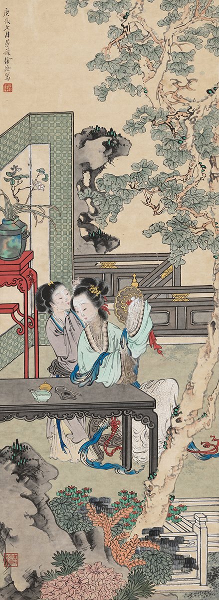 晨妆图