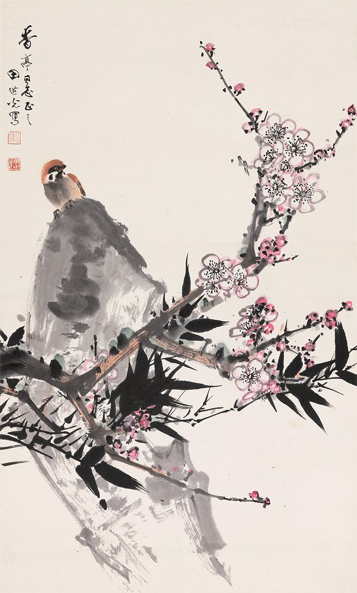 梅竹山雀