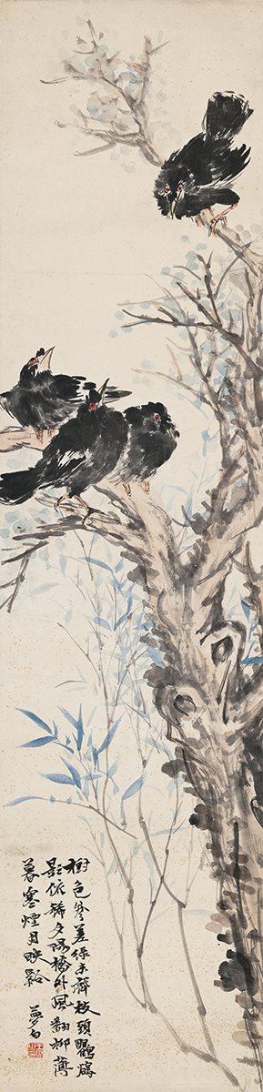 鸜鹆图