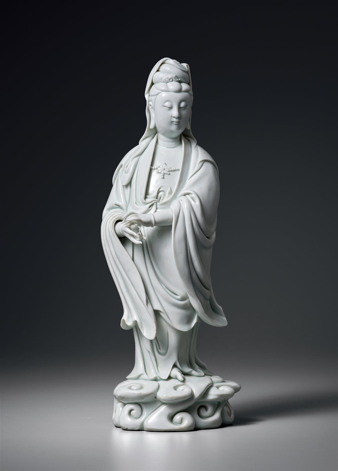 明末清初 德化窑渡海观音像