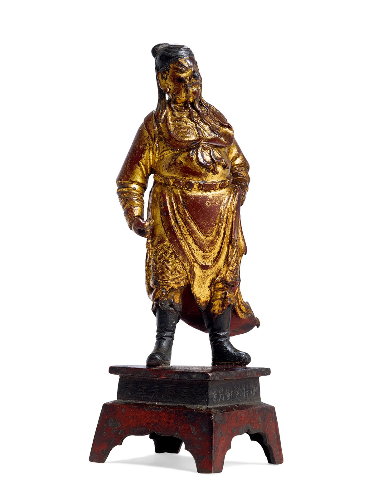 明万历元年(1573年) 关公立像