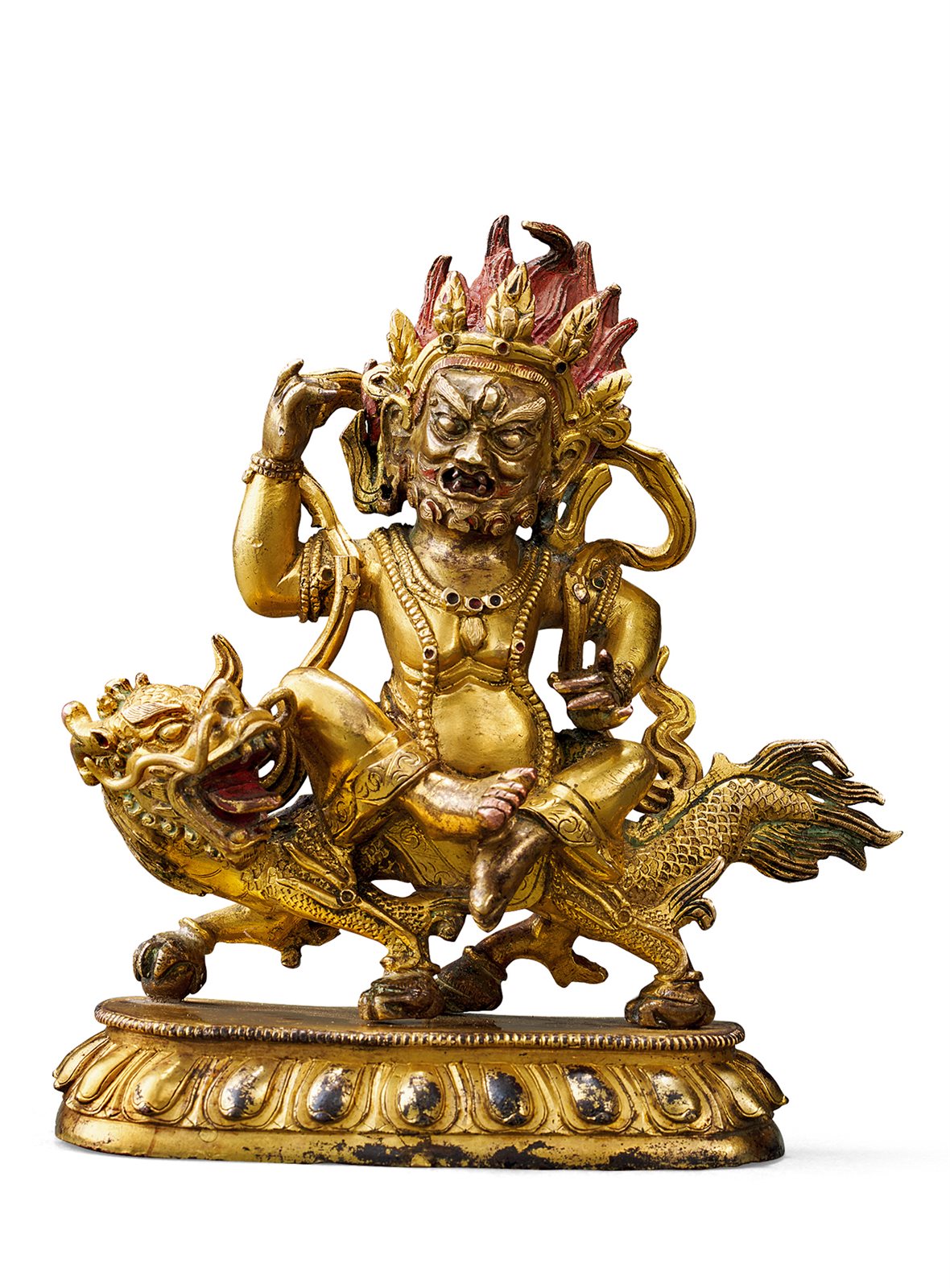 清中期 白财神