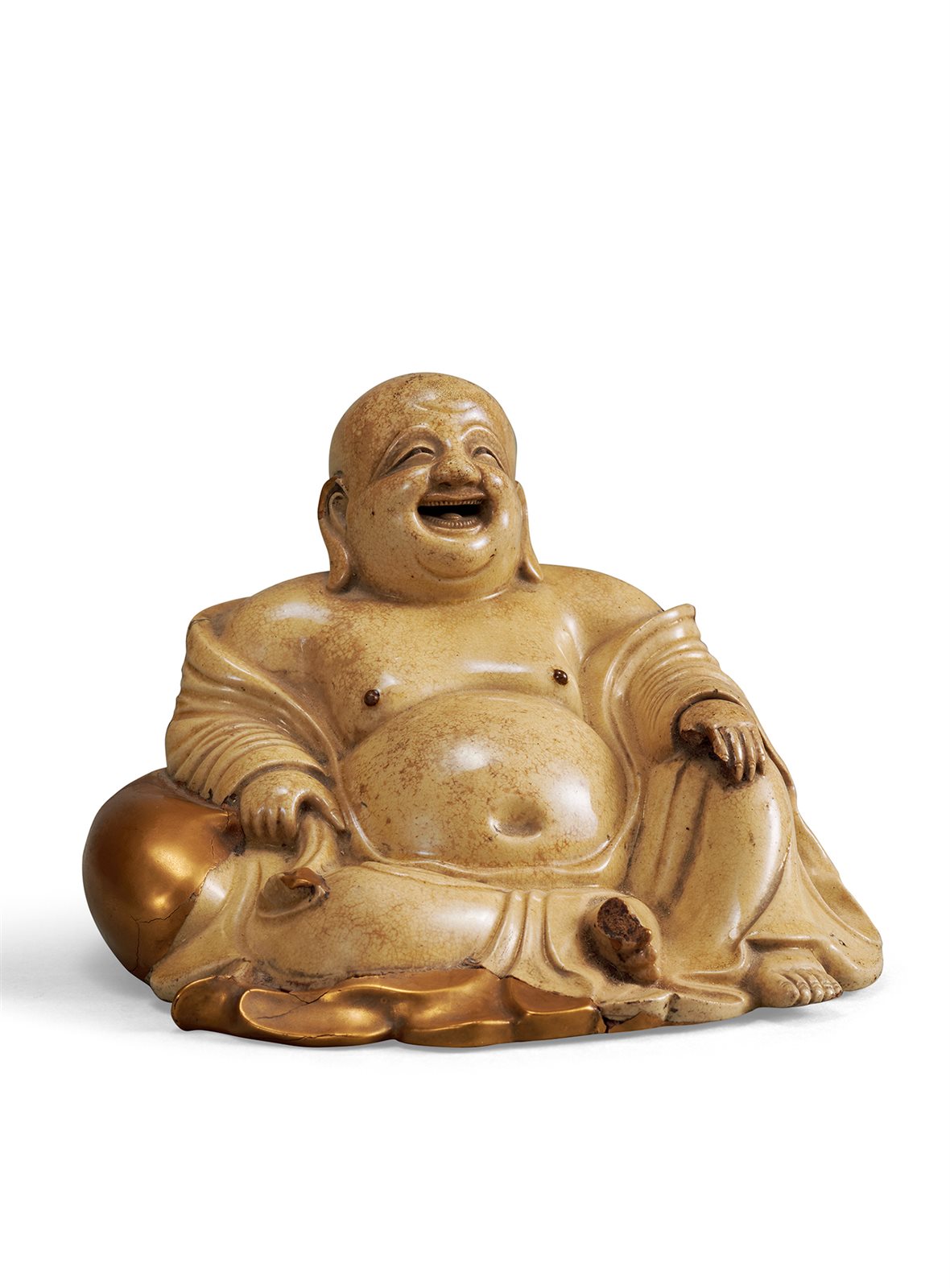 明 漳州窑弥勒佛坐像