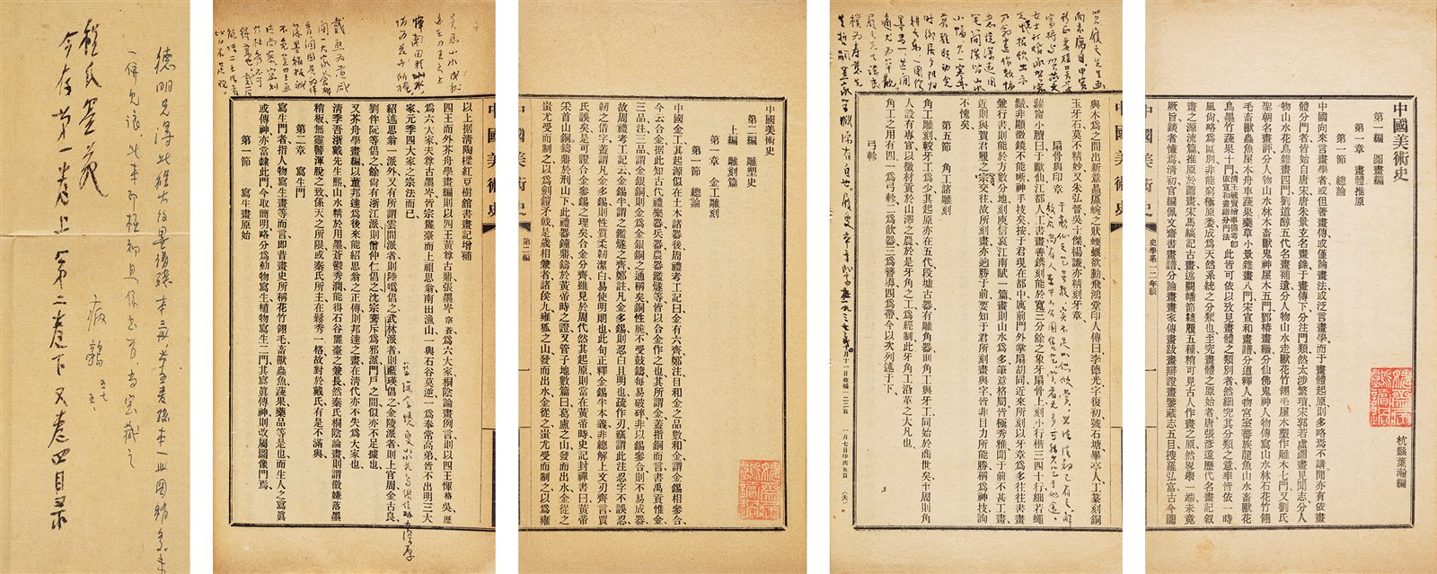 中国美术史·二种 民国间北京大学排印本