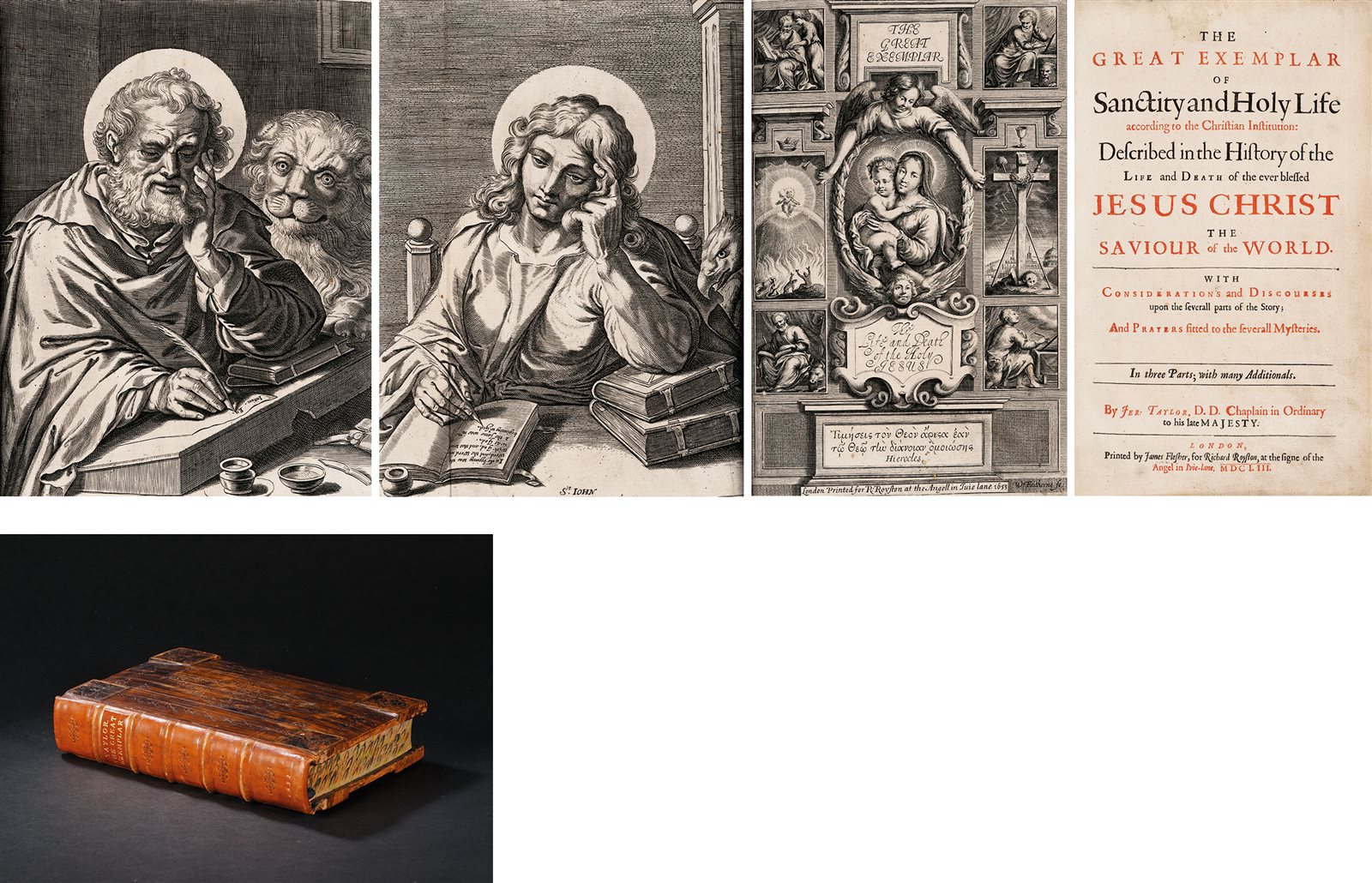 耶稣生与死 1653年伦敦 J. Flesher for Richard Royston 出版