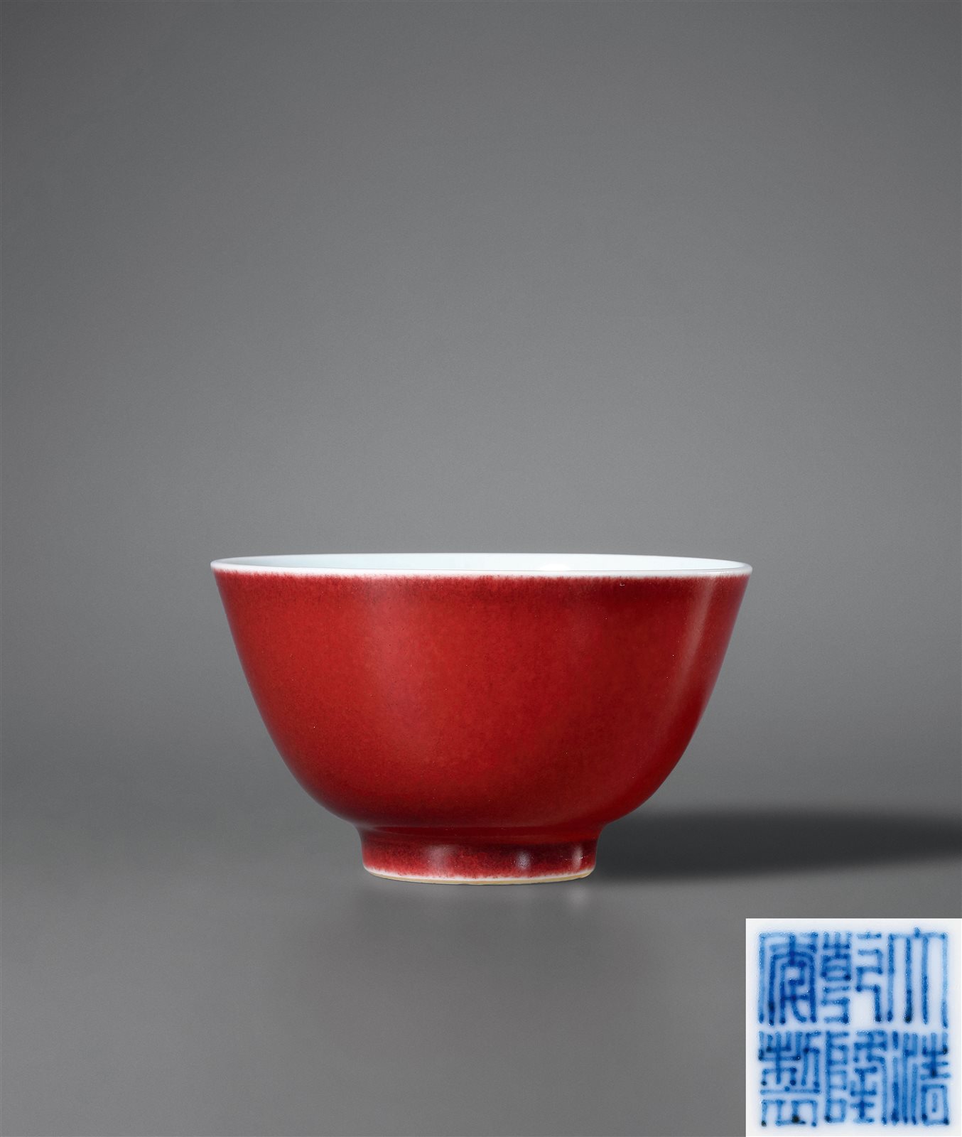 霁红釉杯