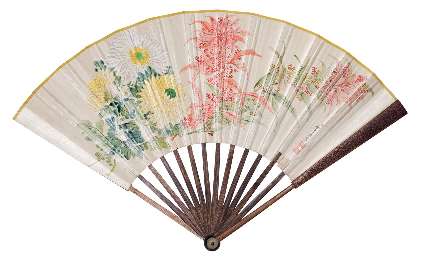 花卉 书法