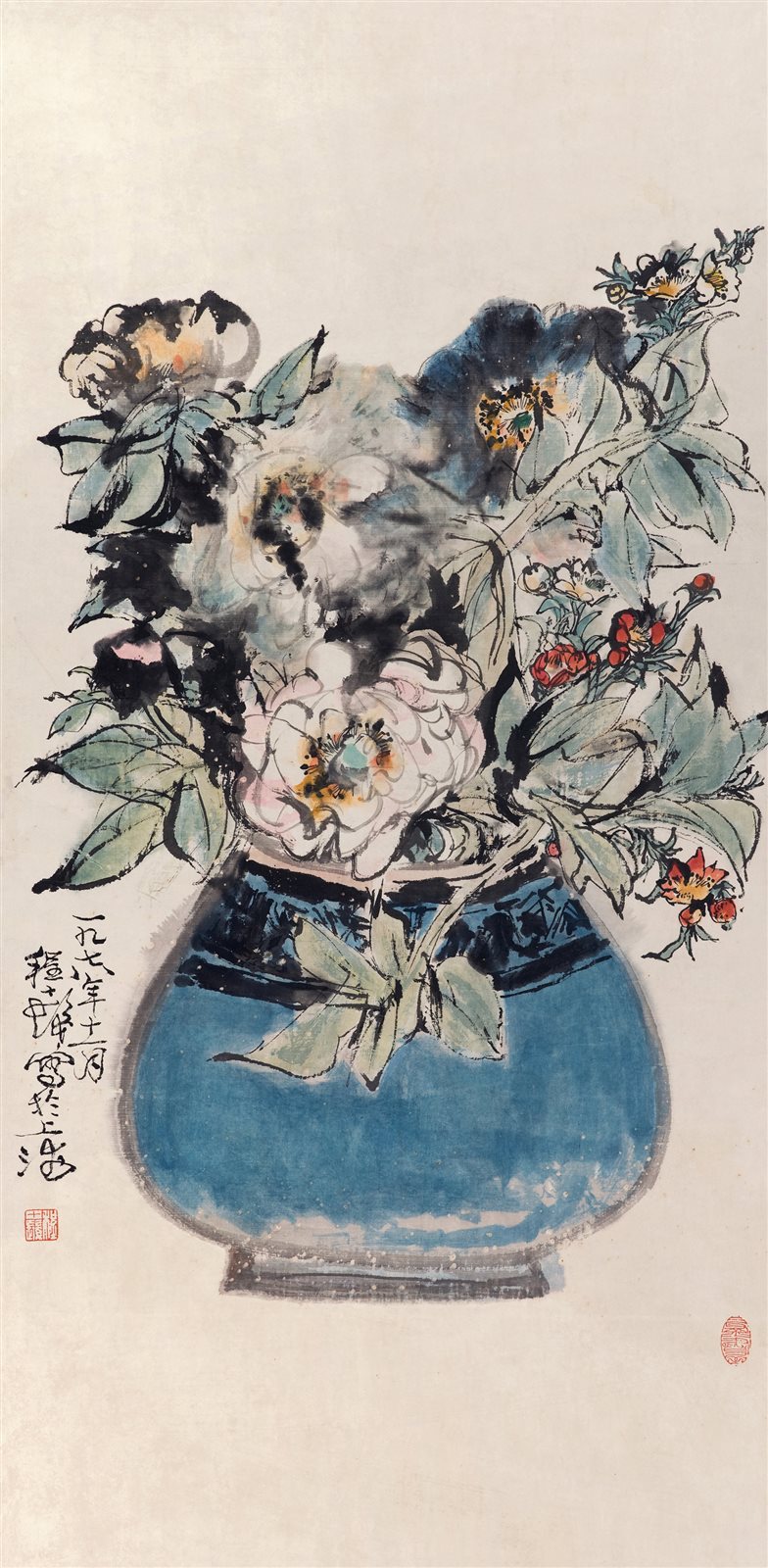瓶花图