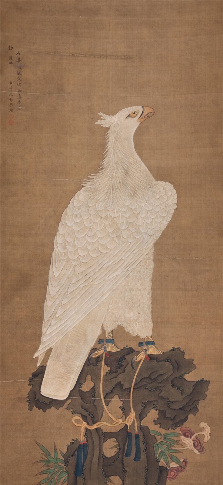 仿宋人白鹰