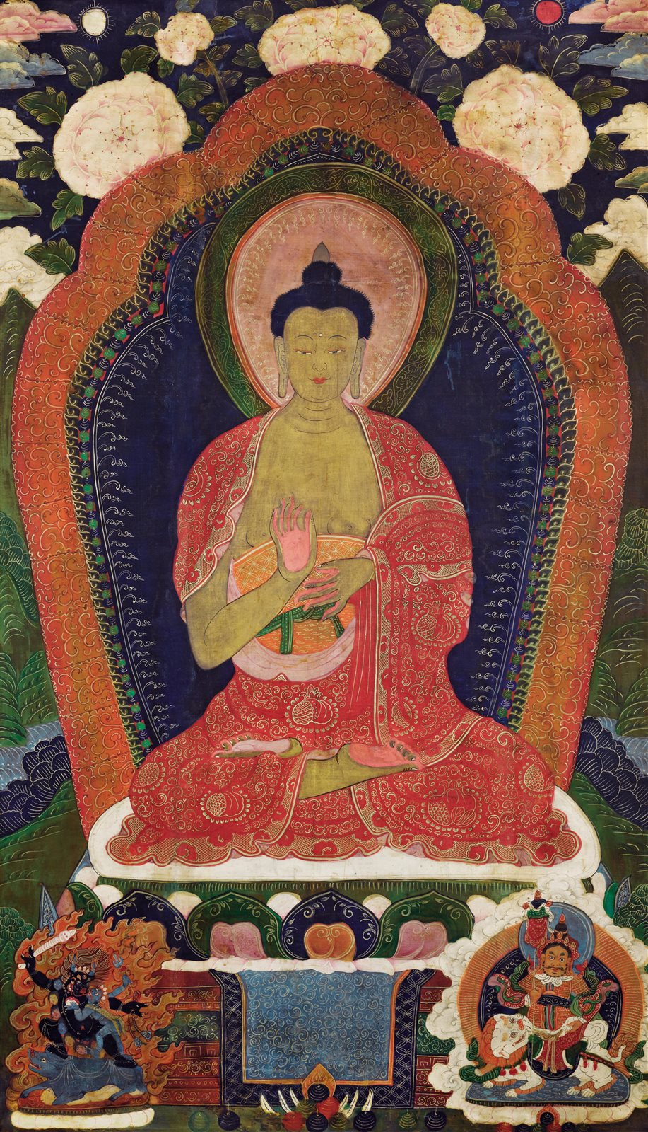 清乾隆 燃灯佛唐卡