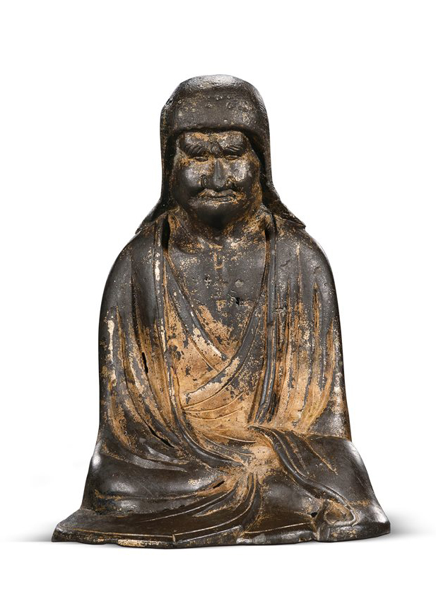 明 铜鎏金泗州大圣
