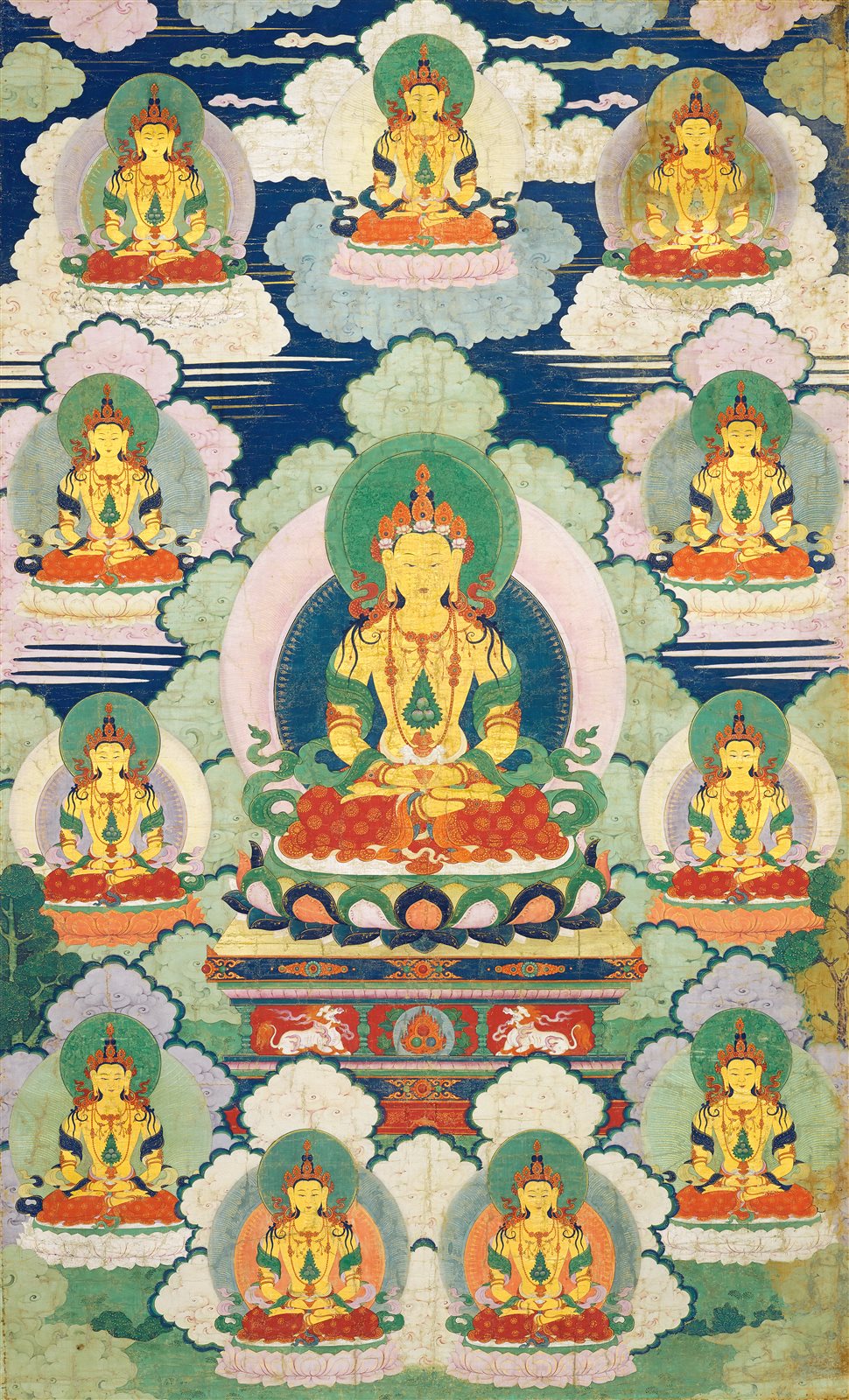 无量寿佛唐卡