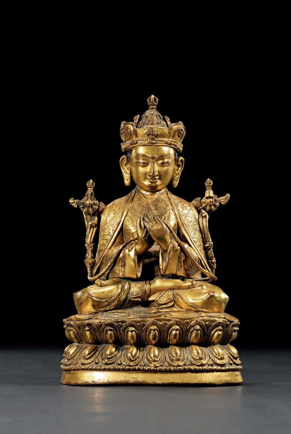 十五世纪 铜鎏金释迦益希