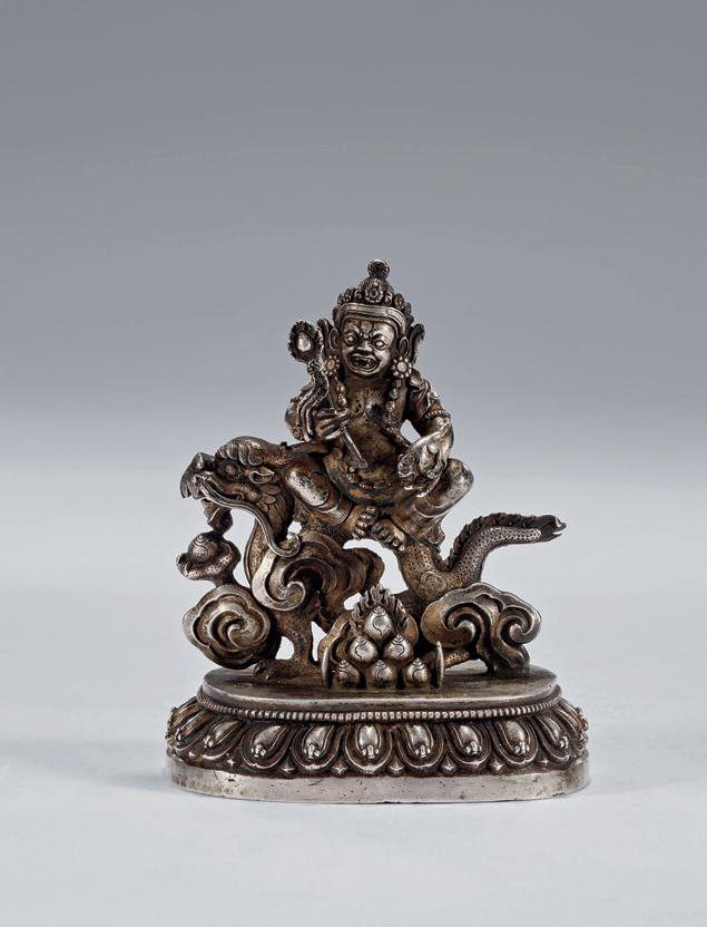 清早期 银白财神