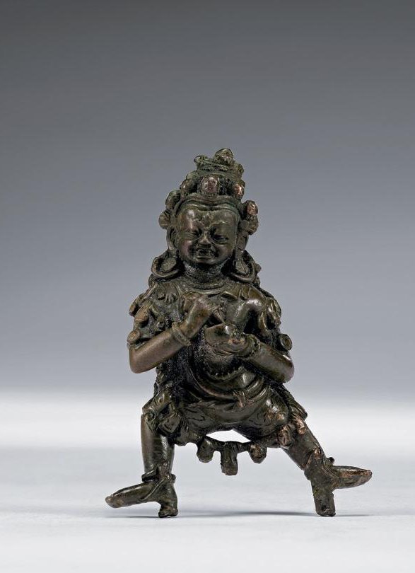 十五世纪 铜护法像