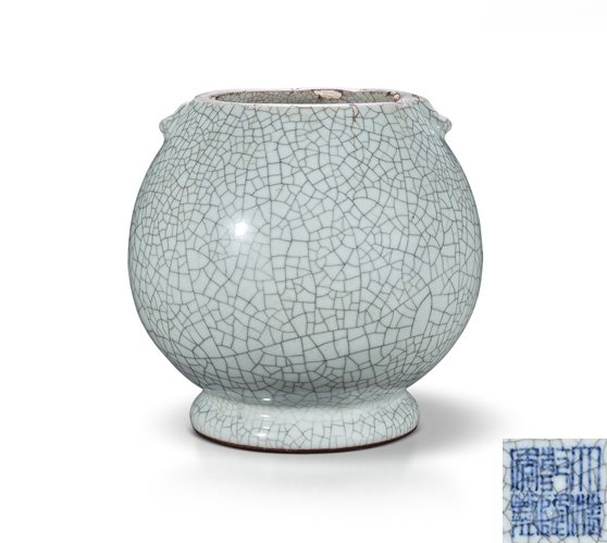 仿哥釉瓶