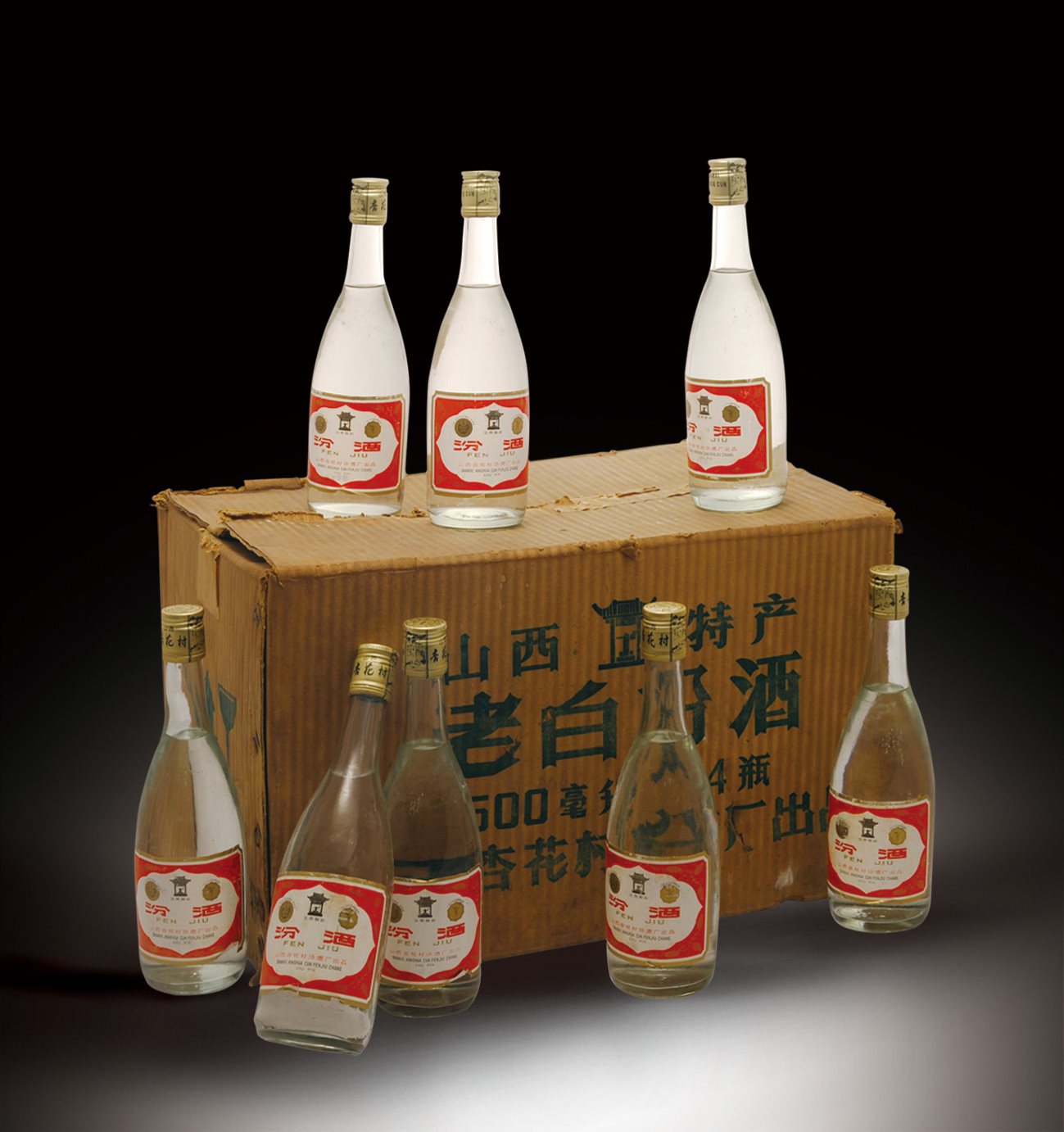 老白汾酒一箱(1987年)