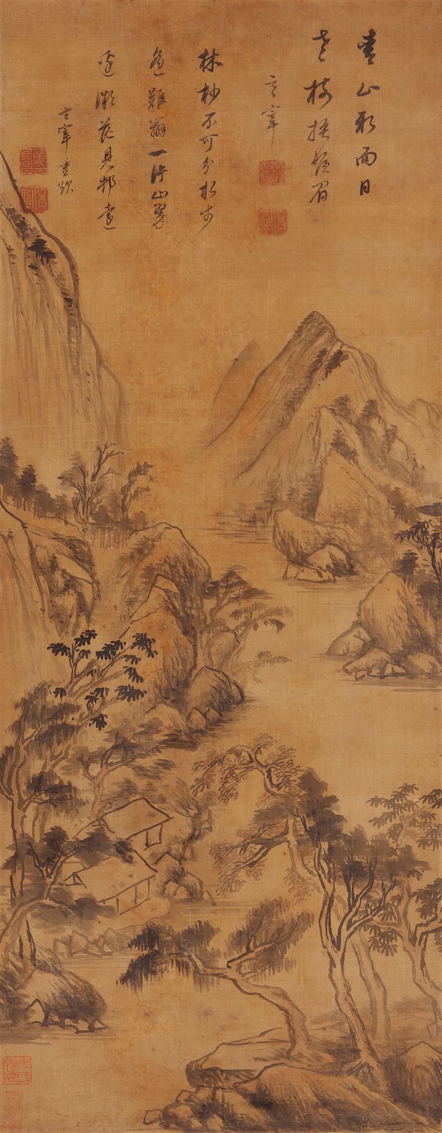青山幽居图