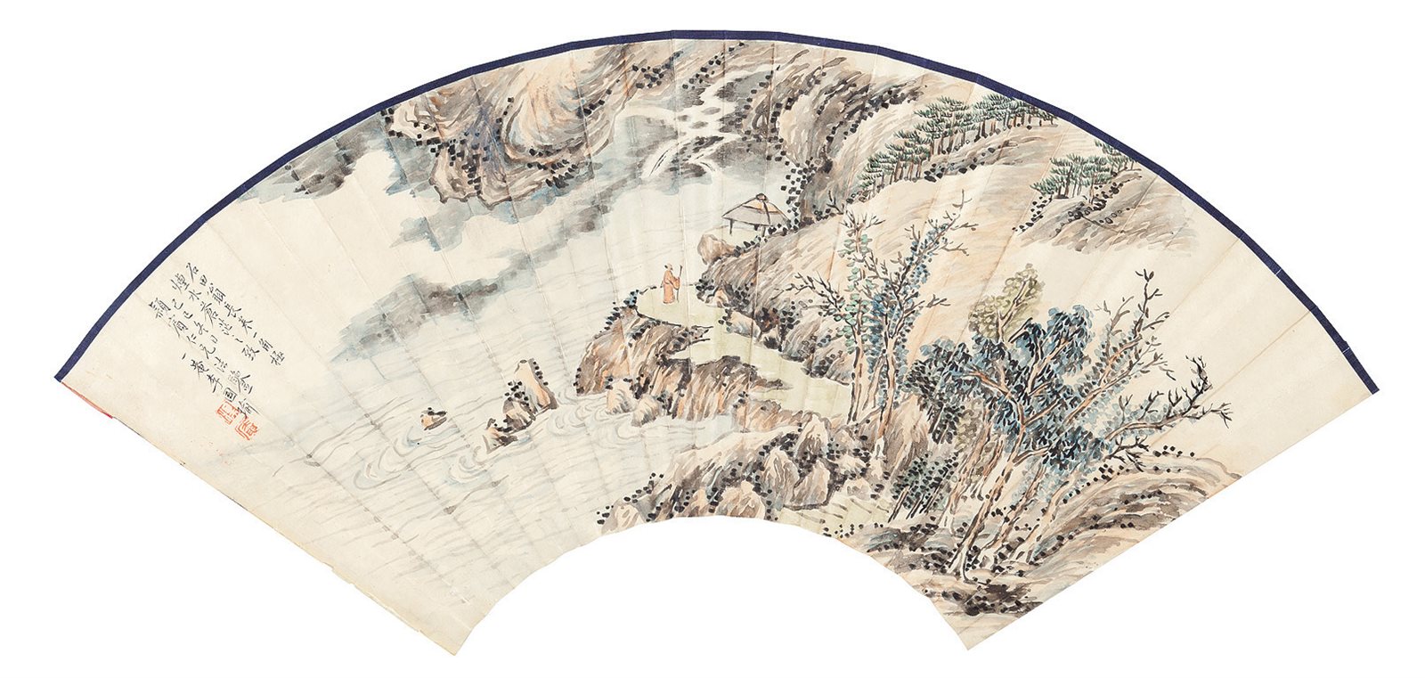仿石田山水